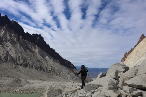 Glacial valley in Torres del Paine