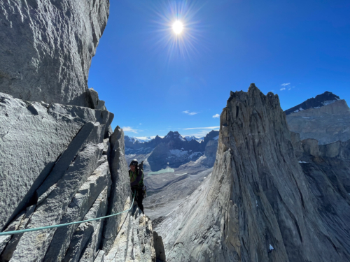 Climbing in Torres del Paine