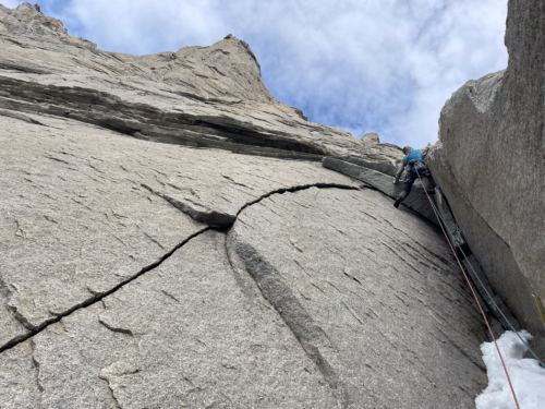 Climbing in Torres del Paine National Park, chilean Patagonia